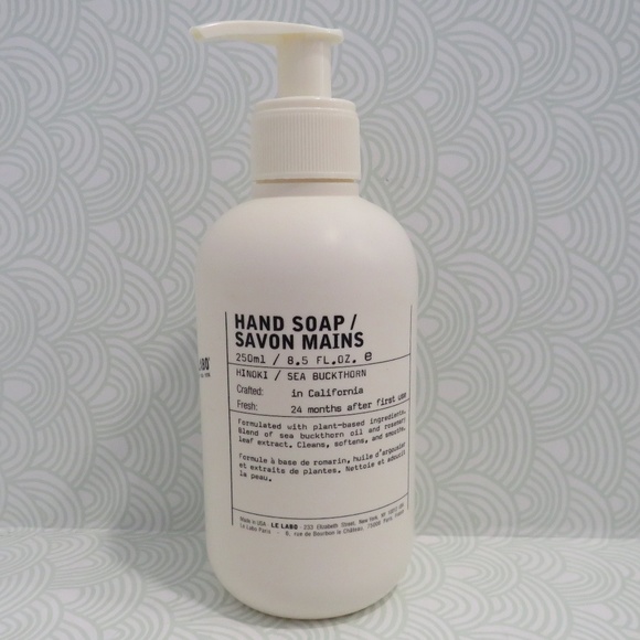 Le Labo Bath & Body Le Labo Hand Soap Hinoki Sea Bucktorn 85 Fl Oz Full Size Poshmark